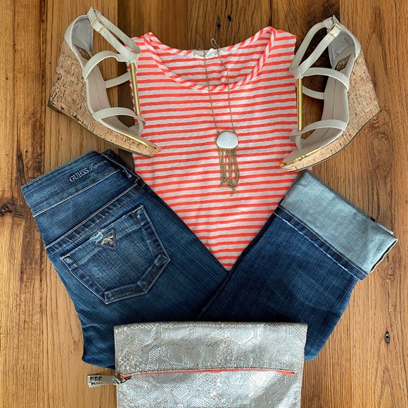 Guess Denim - Guess Medium Wash Cropped Jeans